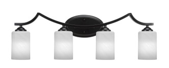 Toltec Lighting - 554-MB-3001 - Four Light Bath Bar - Zilo - Matte Black