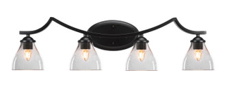 Toltec Lighting - 554-MB-4760 - Four Light Bath Bar - Zilo - Matte Black