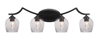 Toltec Lighting - 554-MB-4812 - Four Light Bath Bar - Zilo - Matte Black