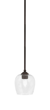 Toltec Lighting - 560-DG-4810 - One Light Mini Pendant - Zilo - Dark Granite