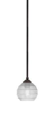 Toltec Lighting - 560-DG-5110 - One Light Mini Pendant - Zilo - Dark Granite