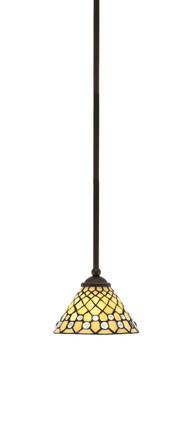 Toltec Lighting - 560-DG-9415 - One Light Mini Pendant - Zilo - Dark Granite