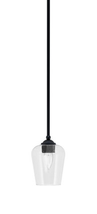 Toltec Lighting - 560-MB-210 - One Light Mini Pendant - Zilo - Matte Black
