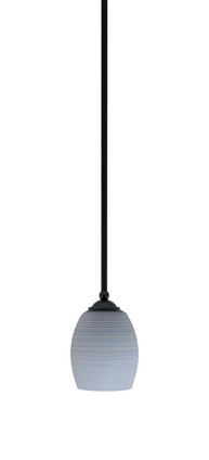 Toltec Lighting - 560-MB-4022 - One Light Mini Pendant - Zilo - Matte Black