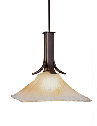 Toltec Lighting - 570-DG-660 - One Light Pendant - Apollo - Dark Granite