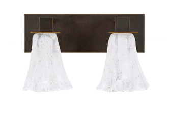 Toltec Lighting - 582-DG-729 - Two Light Bath Bar - Apollo - Dark Granite