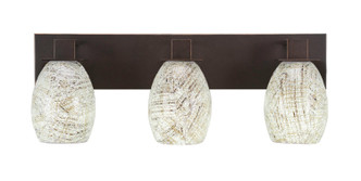 Toltec Lighting - 583-DG-5054 - Three Light Bath Bar - Apollo - Dark Granite
