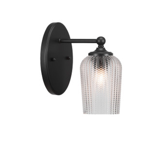 Toltec Lighting - 5911-MB-4250 - One Light Wall Sconce - Capri - Matte Black