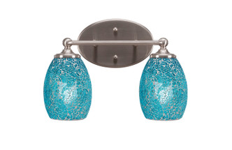 Toltec Lighting - 5912-BN-5055 - Two Light Bathroom Lighting - Capri - Brushed Nickel