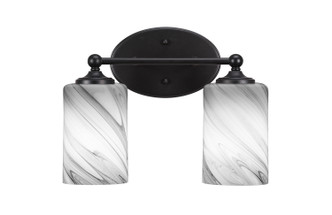Toltec Lighting - 5912-MB-3009 - Two Light Bathroom Lighting - Capri - Matte Black