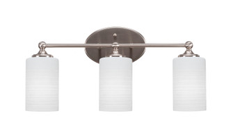 Toltec Lighting - 5913-BN-4061 - Three Light Bathroom Lighting - Capri - Brushed Nickel