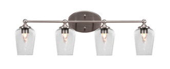 Toltec Lighting - 5914-BN-210 - Four Light Bathroom Lighting - Capri - Brushed Nickel