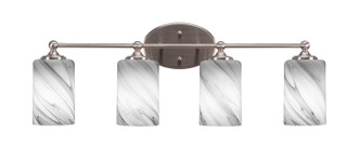 Toltec Lighting - 5914-BN-3009 - Four Light Bathroom Lighting - Capri - Brushed Nickel