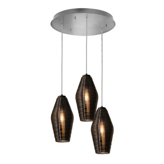 AFX Lighting - MLAP13SMRND3 - Three Light Pendant - Mila - Satin Nickel AFX Lighting - MLAP13SMRND3 - Three Light Pendant - Mila - Satin Nickel