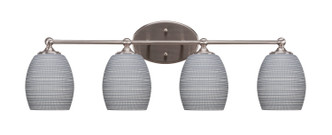 Toltec Lighting - 5914-BN-4022 - Four Light Bathroom Lighting - Capri - Brushed Nickel
