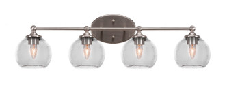 Toltec Lighting - 5914-BN-4100 - Four Light Bathroom Lighting - Capri - Brushed Nickel