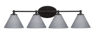 Toltec Lighting - 5914-MB-4052 - Four Light Bathroom Lighting - Capri - Brushed Nickel