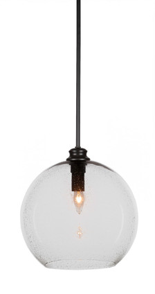 Toltec Lighting - 70-MB-4390 - One Light Pendant - Kimbro - Matte Black