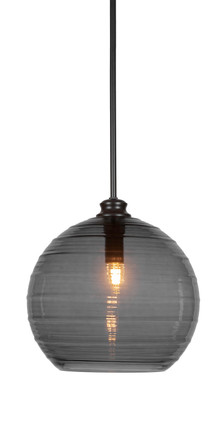 Toltec Lighting - 70-MB-5142 - One Light Pendant - Malena - Matte Black
