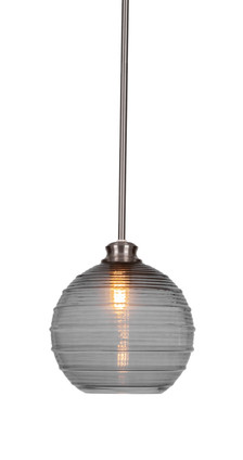 Toltec Lighting - 72-BN-5122 - One Light Pendant - Malena - Brushed Nickel