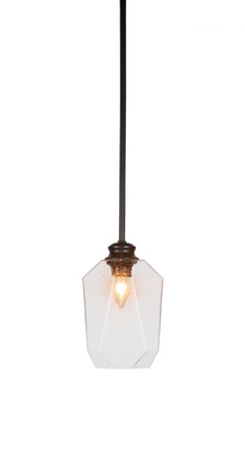 Toltec Lighting - 72-MB-4460 - One Light Pendant - Rocklin - Matte Black