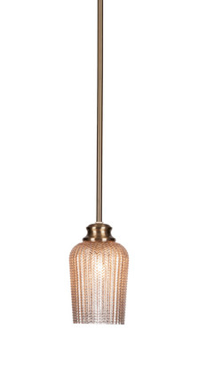 Toltec Lighting - 72-NAB-4253 - One Light Pendant - Cordova - New Age Brass