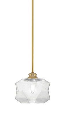 Toltec Lighting - 72-NAB-4492 - One Light Pendant - Rocklin - New Age Brass