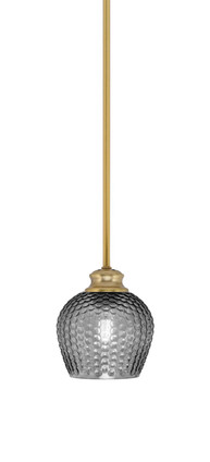 Toltec Lighting - 72-NAB-4602 - One Light Pendant - Zola - New Age Brass
