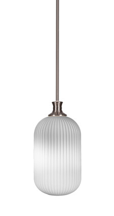 Toltec Lighting - 74-BN-4601 - One Light Pendant - Carina - Brushed Nickel