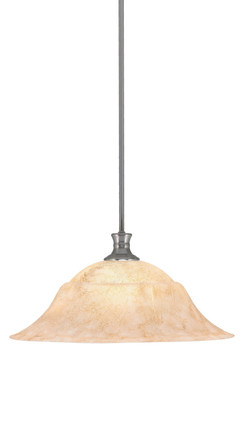 Toltec Lighting - 76-BN-53818 - One Light Pendant - Stem - Brushed Nickel
