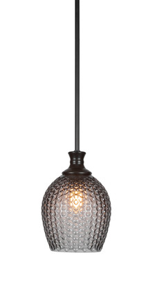 Toltec Lighting - 76-MB-4902 - One Light Pendant - Zola - Matte Black