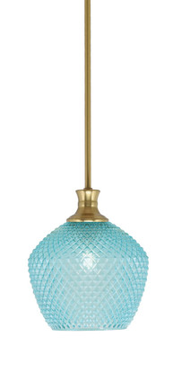 Toltec Lighting - 76-NAB-4925 - One Light Pendant - Zola - New Age Brass