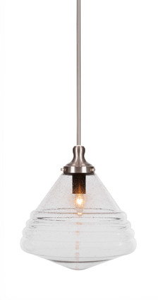 Toltec Lighting - 78-BN-4730 - One Light Pendant - Juno - Brushed Nickel