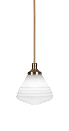 Toltec Lighting - 79-NAB-4711 - One Light Pendant - Juno - New Age Brass