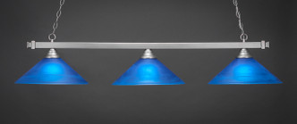 Toltec Lighting - 803-BN-415 - Three Light Bar - Square - Brushed Nickel