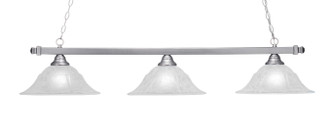Toltec Lighting - 803-BN-53615 - Three Light Billiard/Island - Square - Brushed Nickel