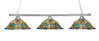 Toltec Lighting - 803-BN-990 - Three Light Bar - Square - Brushed Nickel