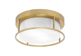 Toltec Lighting - 812-NAB-1 - Two Light Flush Mount - Flush Mounts - New Age Brass