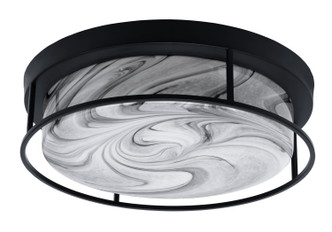 Toltec Lighting - 818-MB-9 - Four Light Flush Mount - Flush Mounts - Matte Black
