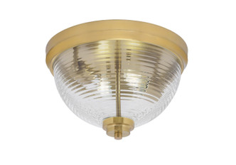 Toltec Lighting - 822-NAB-6 - Two Light Flush Mount - Flush Mounts - New Age Brass
