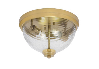 Toltec Lighting - 822-NAB-8 - Two Light Flush Mount - Flush Mounts - New Age Brass