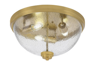 Toltec Lighting - 826-NAB-2 - Three Light Flush Mount - Any - New Age Brass