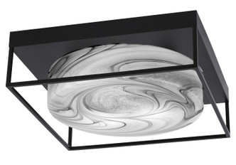 Toltec Lighting - 856-MB-9 - Three Light Flush Mount - Flush Mounts - Matte Black