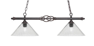 Toltec Lighting - 862-DG-2122 - Two Light Island Pendant - Elegante - Dark Granite