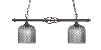 Toltec Lighting - 862-DG-4912 - Two Light Island Pendant - Elegante - Dark Granite