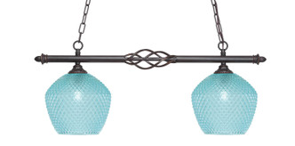Toltec Lighting - 862-DG-4925 - Two Light Island Pendant - Elegante - Dark Granite