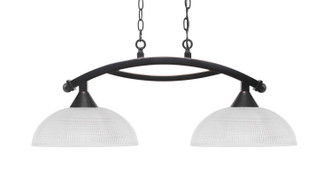 Toltec Lighting - 872-BC-540 - Two Light Island Pendant - Bow - Black Copper