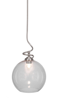 Toltec Lighting - 900-BN-4390 - One Light Pendant - Capri - Brushed Nickel