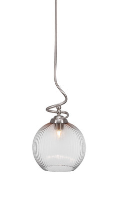 Toltec Lighting - 900-BN-4678 - One Light Pendant - Capri - Brushed Nickel