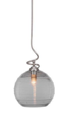 Toltec Lighting - 900-BN-5130 - One Light Pendant - Capri - Brushed Nickel
